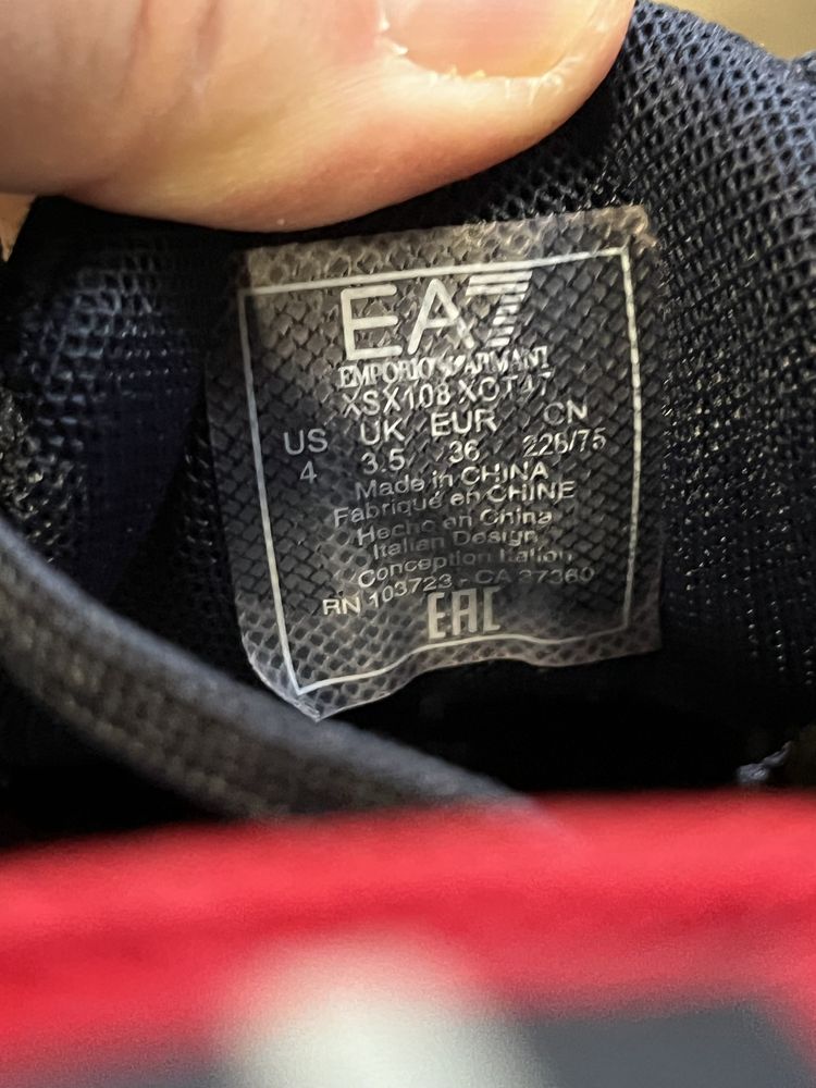 Adidasi EA7 Emporio Armani Originali Nr 36