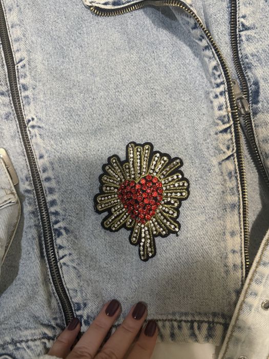 Дънково яке с декоративни акценти джофра -djofra