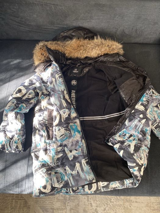 Куртка пуховик зимний для мальчика