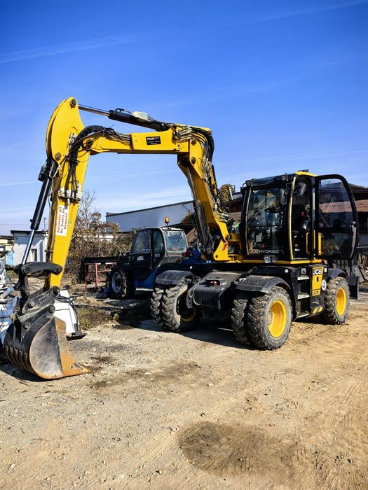 JCB excavator pe roti Hydradig instalație PROLEC