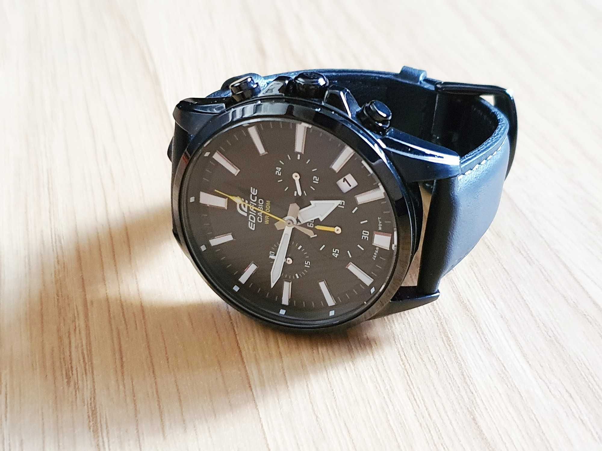 Ceas Casio Edifice -- EFV - 510 -- Nou, Negru, în Cutie