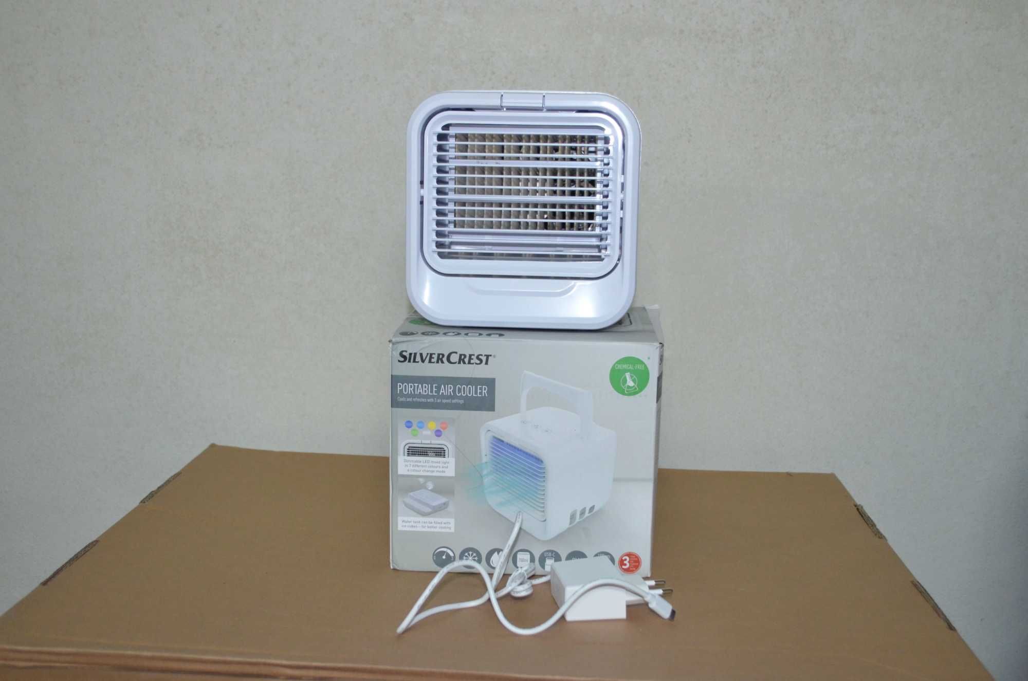 Мини охладител за въздух SILVERCREST, “STLH 8 D1”, с LED осветление