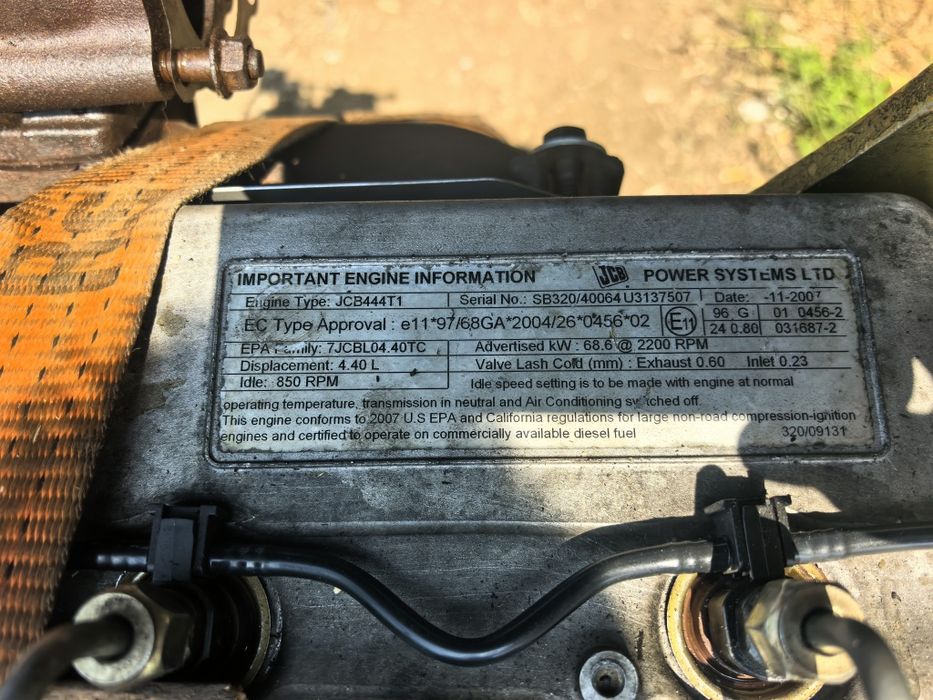 Motor JCB dieselmax 3cx, 4cx, motor 444T1