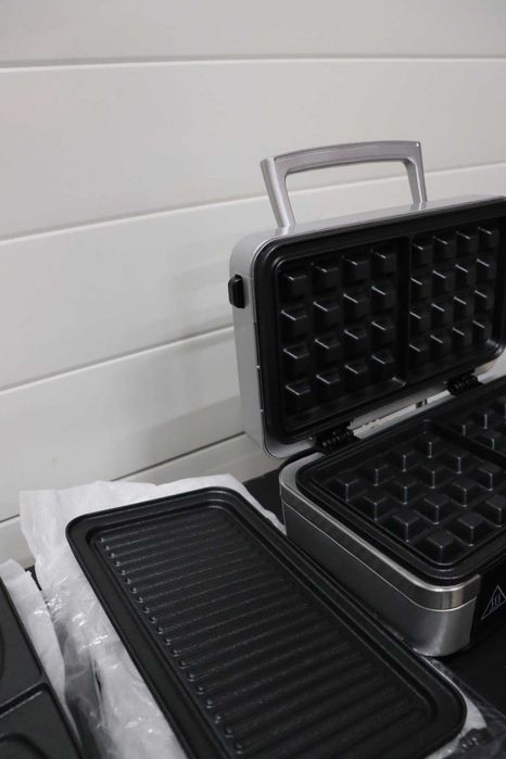 DOMO 3-в-1 мултифункционален уред – гофрети, грил и тостери