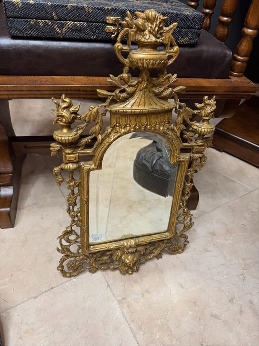 Rama bronz masiv cu oglinda