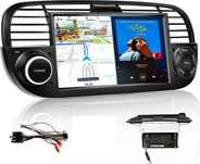 Мултимедия Двоен дин Android за FIAT 500 Андроид навигация плеър 2DIN