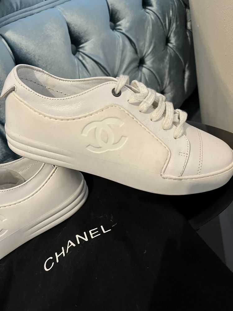 Adidasi Chanel 36, piele naturala