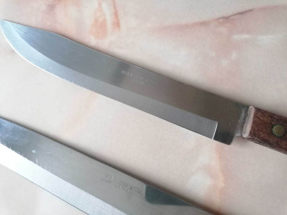 SET 2 CUTITE OTEL MADE IN JAPAN - Chef Bucatar Sushi Bucatarie VINTAGE