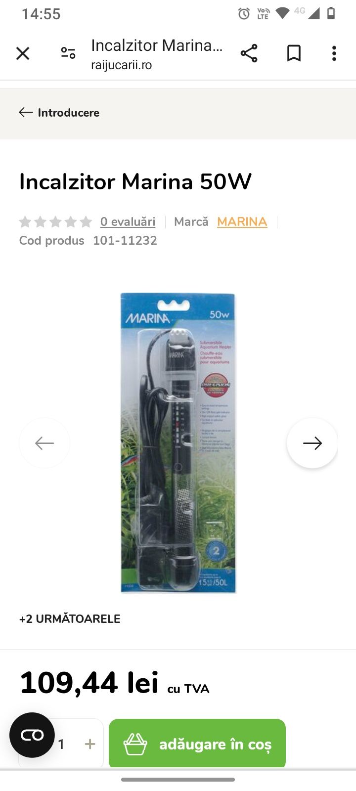 Încălzitor marina 50 w