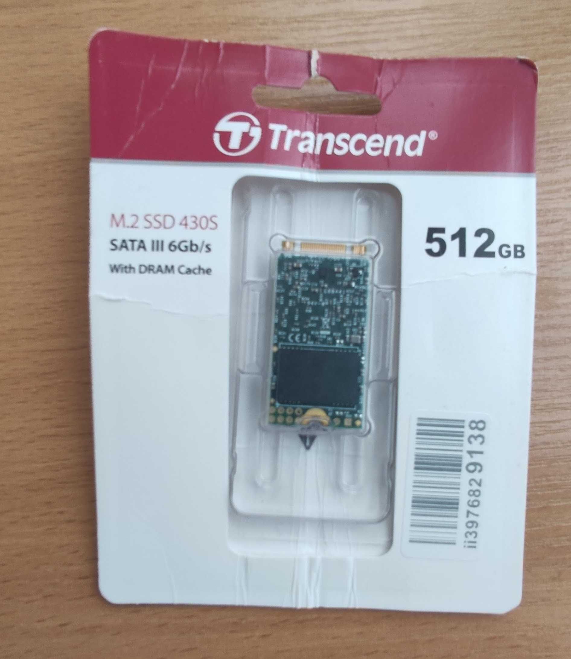 NVME M2 SSD Диск Transcend SATAIII  512GB