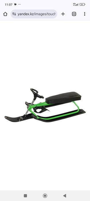 Продам снегокат новый