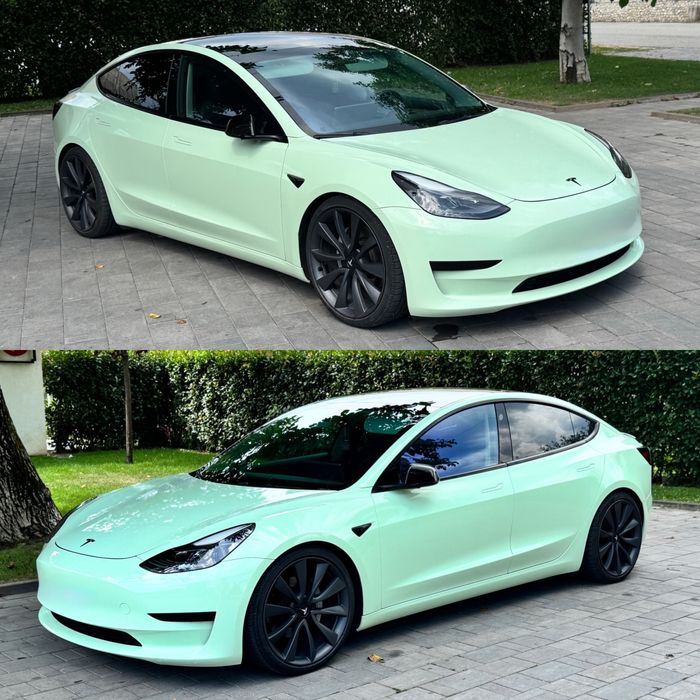 Tesla model 3 SR+ standard range facelift pompa caldura faruri matrix