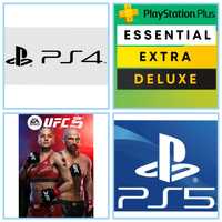 PS Plus Essential Продажа игр PS4 PS5 Пополнение Подписки ПК Игры