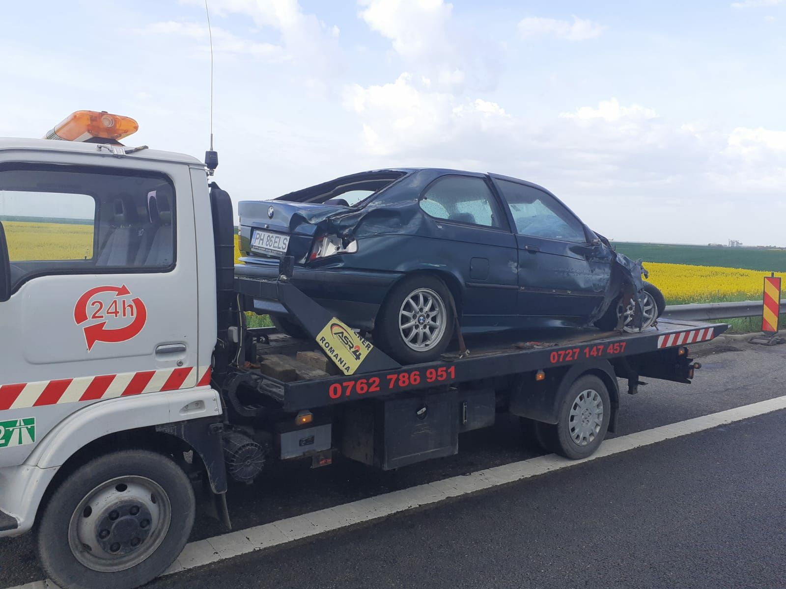 Tractari Platformă Asistență. A2. Medgidia Cernavoda FETEȘTI Drajna