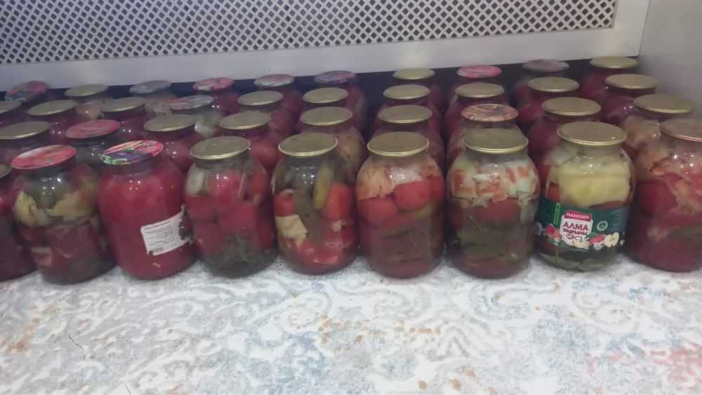 Помидор, огурцы, капуста