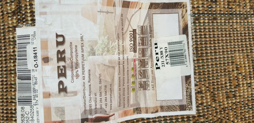 Covorase Persane noi-67x120-57x90-made in Egypt