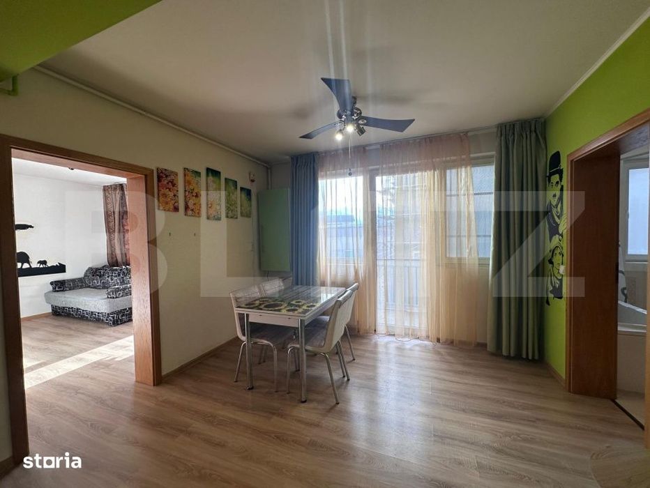 Apartament cu 3 camere, vedere superba spre Cetatea Rasnov si Muntii B