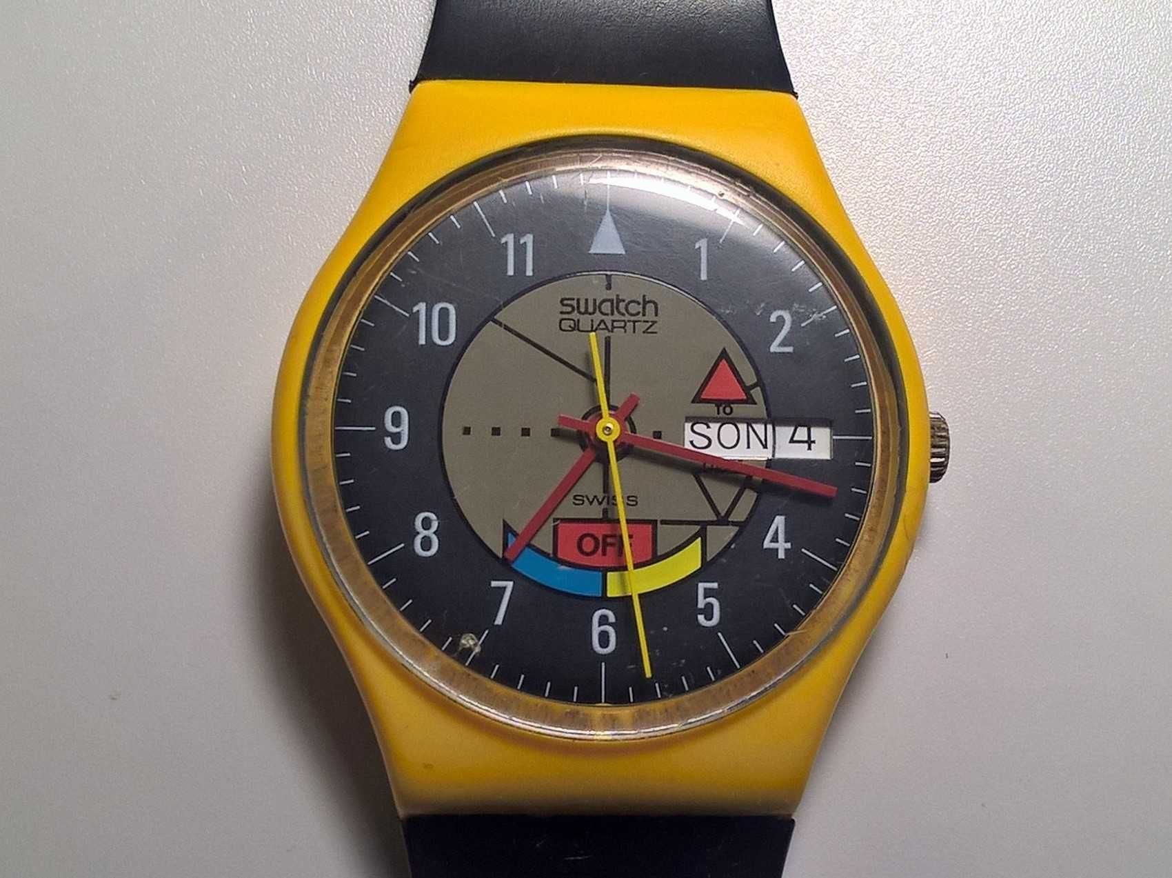 SWATCH Yamaha Racer 1985 ceas colectie vintage