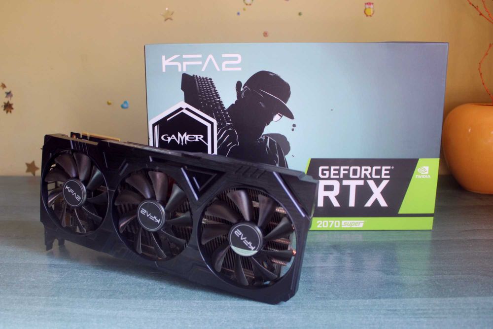 Placa video Nvidia RTX 2070 Super - KFA2 EX Gamer Black - 8GB