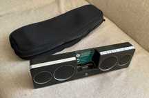 Boxa stereo acumulator Logitech Pure-Fi Anywhere 2 aux + doking Iphone