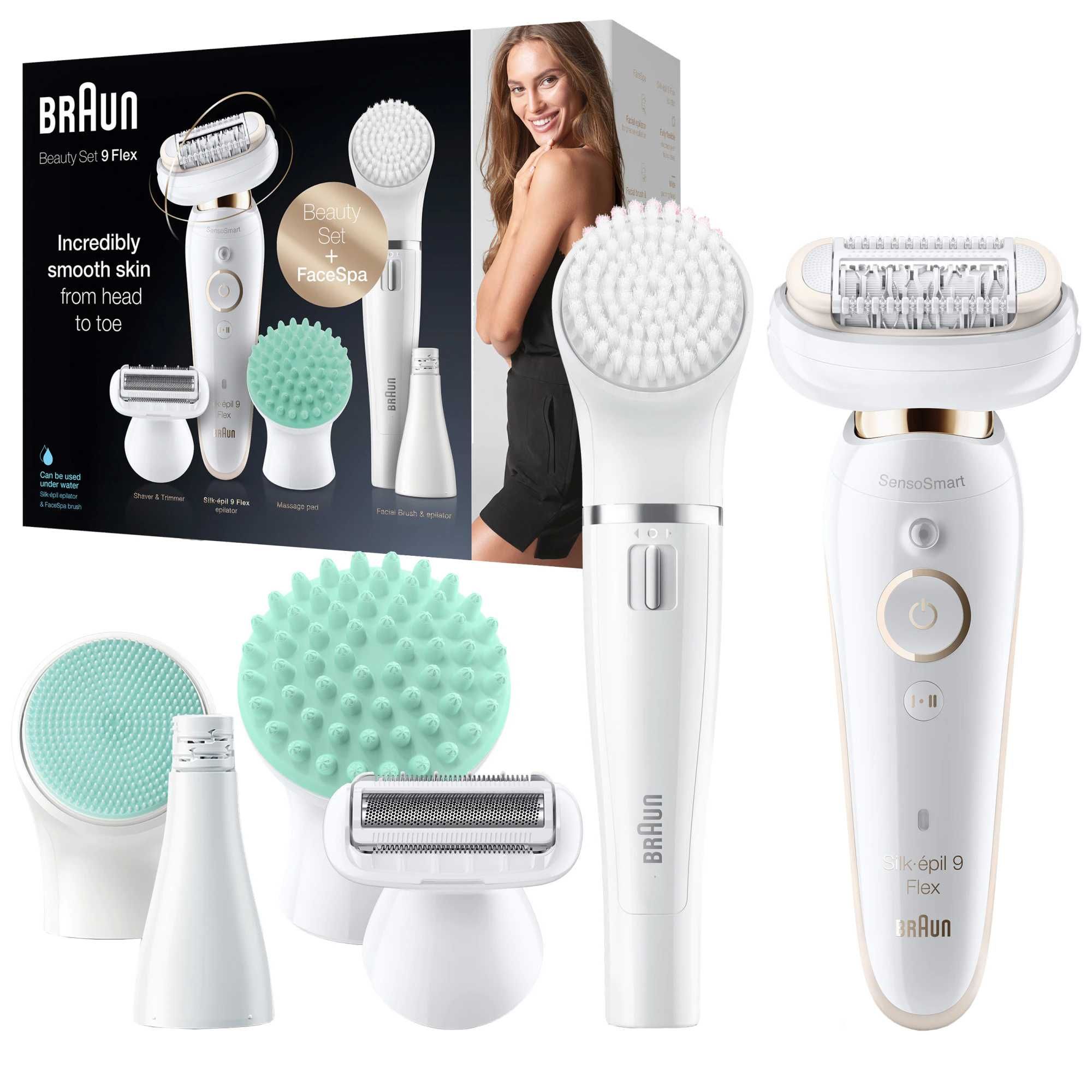 Epilator Braun Silk-épil 9 9/9300 Sistem Flex, SensoSmart™