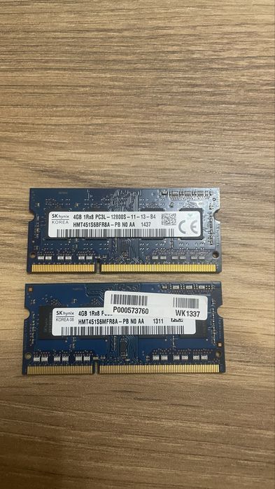 2x4gb ddr3l 12800s