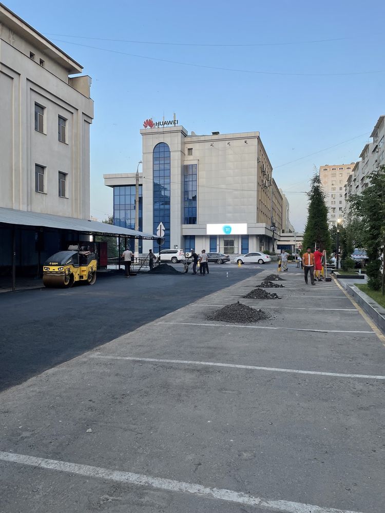 Асфальт.Асфальтирование от 80.000 сум за квадрат.Гарантия 3 года