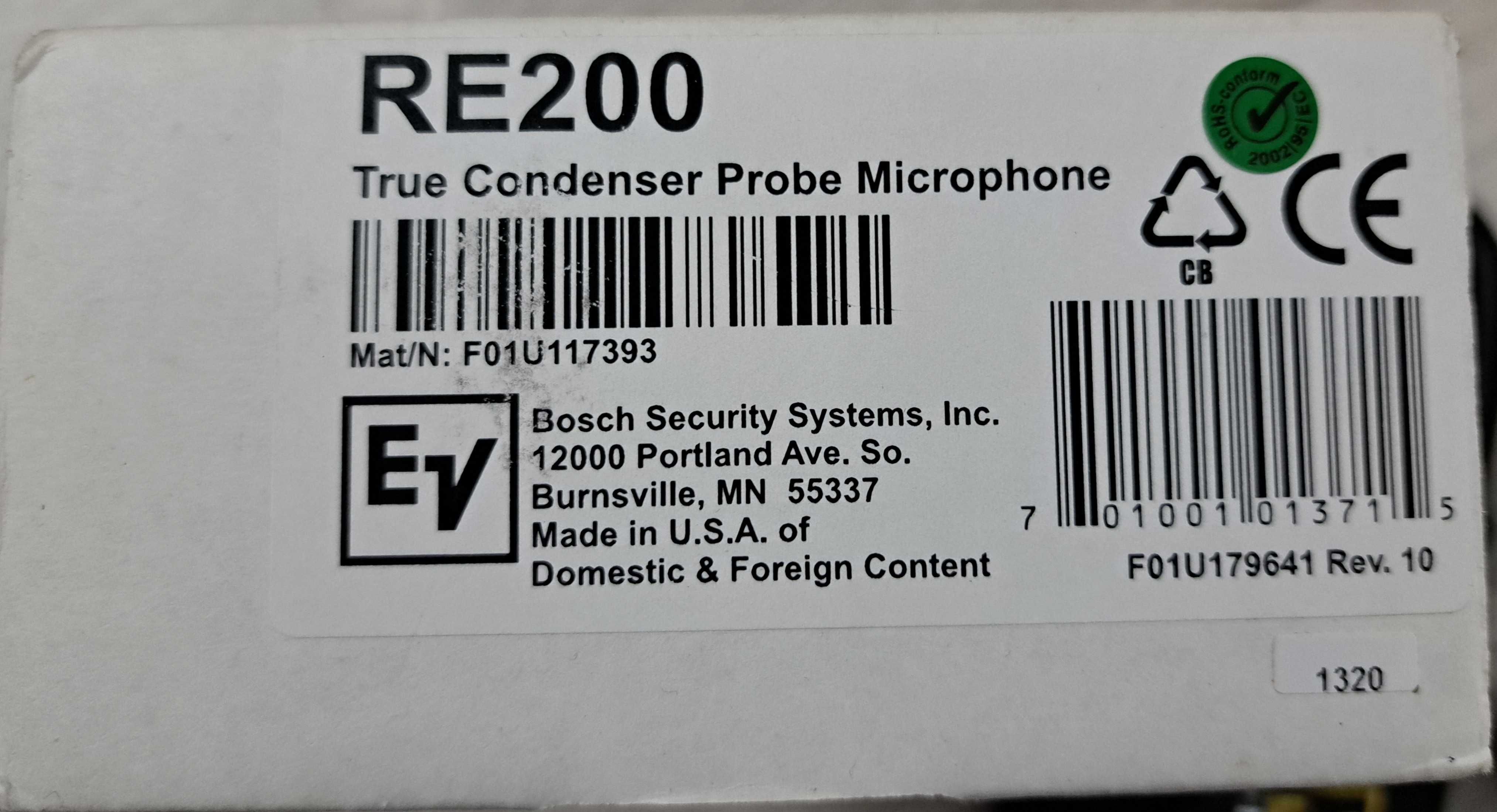 Microfon Electro-Voice RE200
