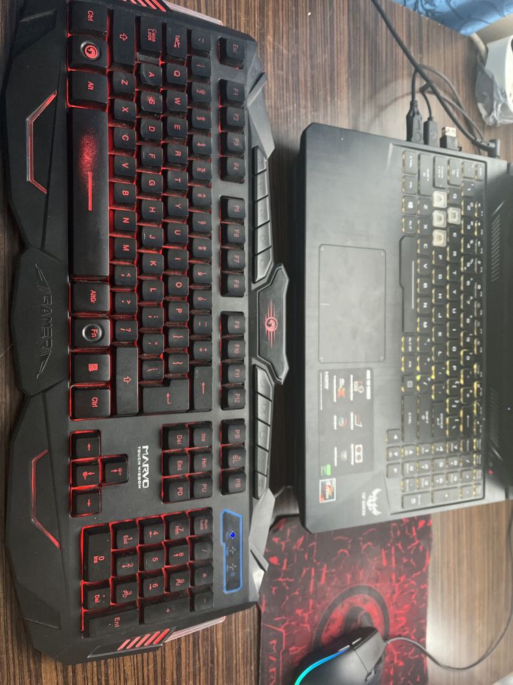 Vand urgent laptop asus tuf gaming FX505DU+mouse+tastatura+cooler