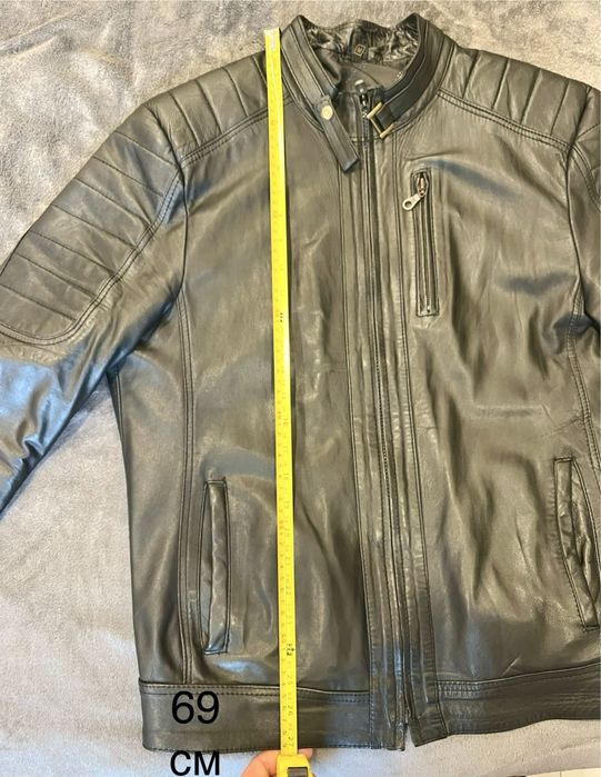 Мъжко яке от естествена кожа