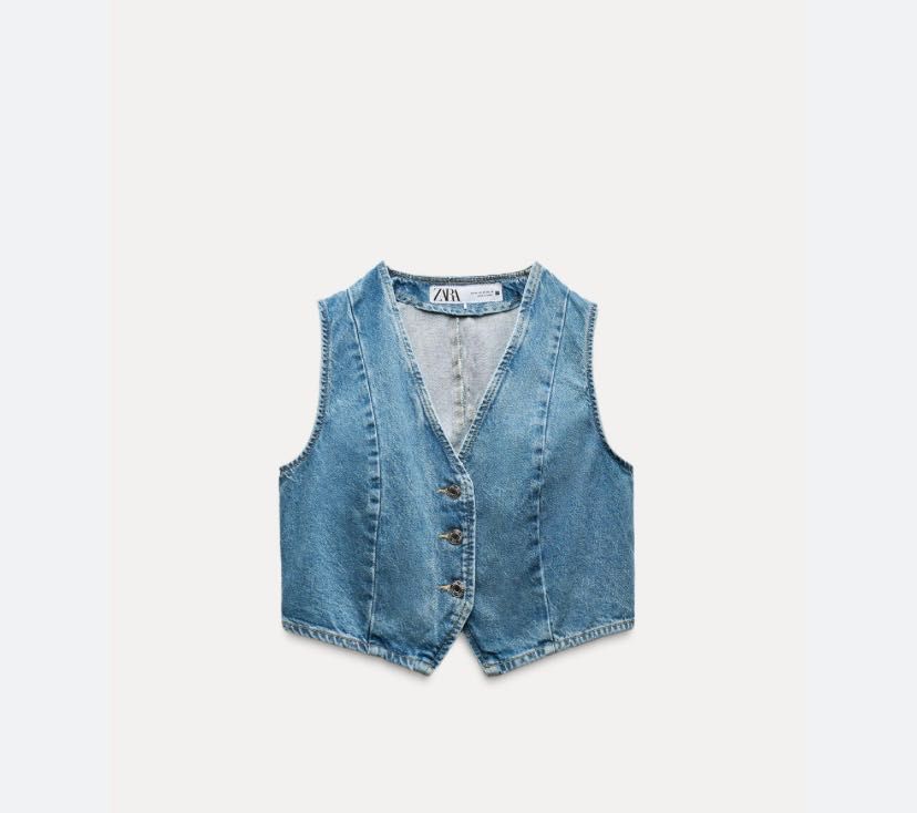 Елек от деним Zara S