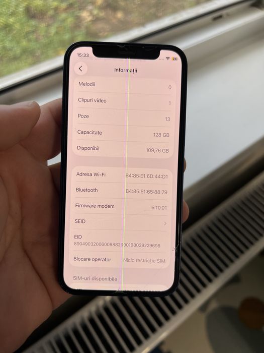 Iphone 12 mini functional la pret de piese 128 gb