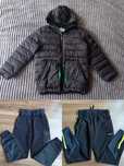 Пролетно черно Яке Reserved,спортни долнища Primark, Decathlon 134-140