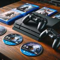 Продается PlayStation 4 с топовыми играми + 2 джойстика пс4/ps4