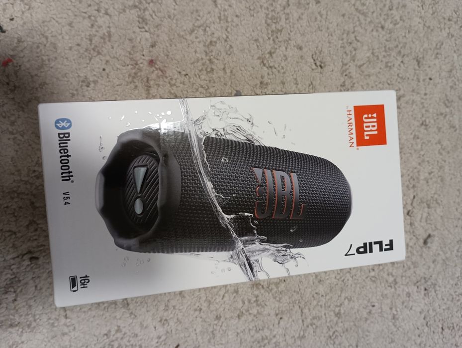 Boxa Wireless Sigilata - JBL Flip 7 - 16 Ore - Negru