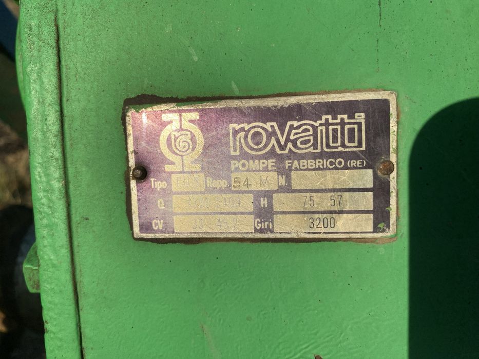 Vand pompa pe priza tractor rovatti