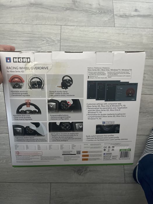 volan gaming  pedale si volan cu clapete pentru x box sau pc