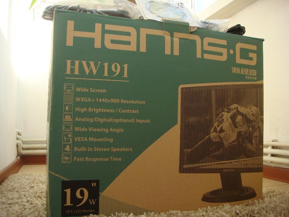 Monitor 19'' Hanns G ***HW 191 *** NOU! - SIGILAT!