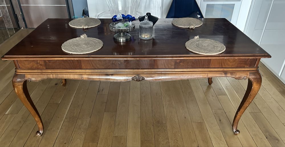 Masa lemn masiv vintage - 6 persoane