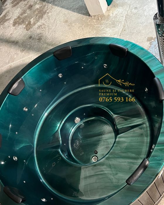 Ciubar din Acryl Verde Marmura 225 cm