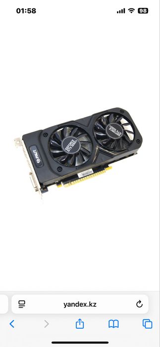 Видеокарта 1050ti в исполнение palit