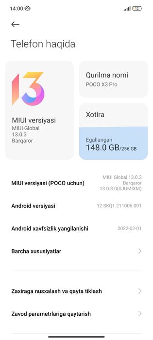Poco X3 Pro Obmen qilinadi