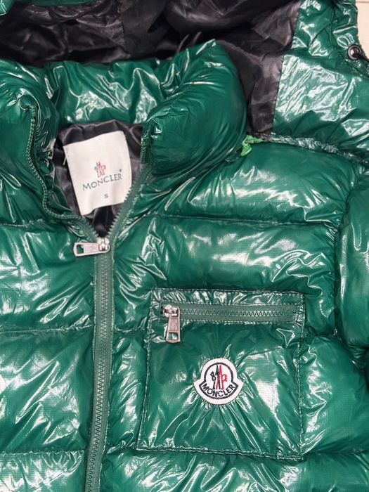 Geacă verde lucioasă de bărbați