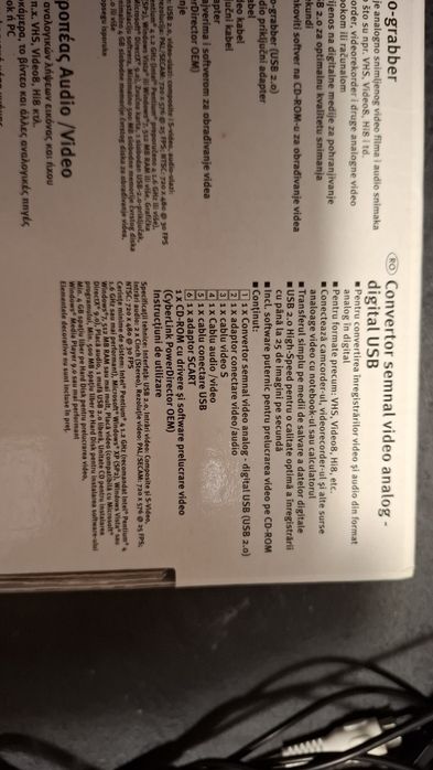 Convertor casete video