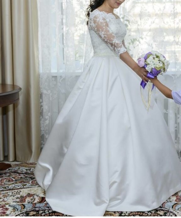 Шикарное свадебное платье