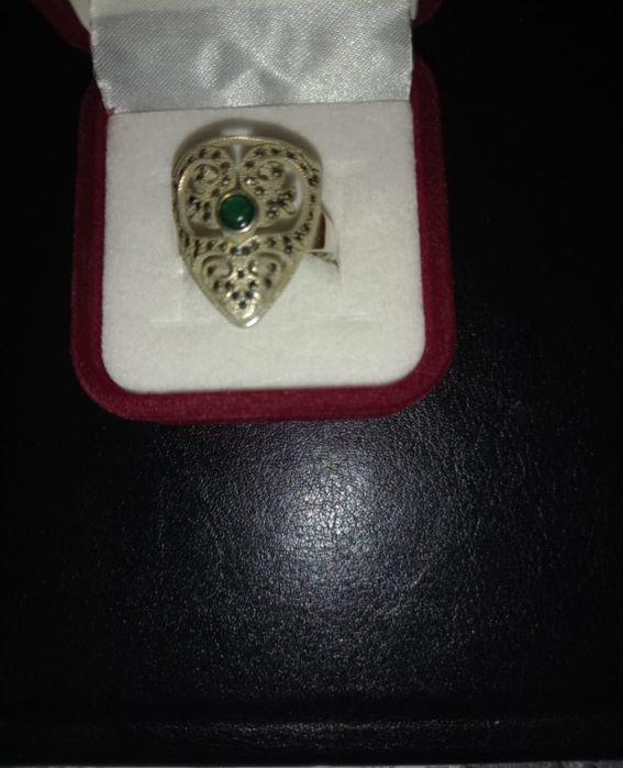 Продается серебряное кольцо 925 пробы с агатом, серьги с  жемчугом