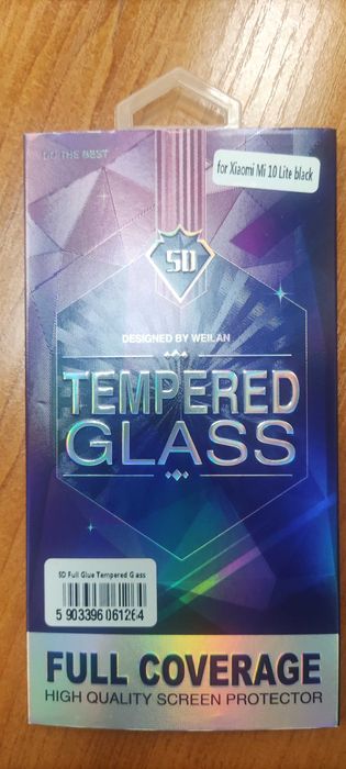 Защитно стъкло за Xiaomi Mi 10 lite black