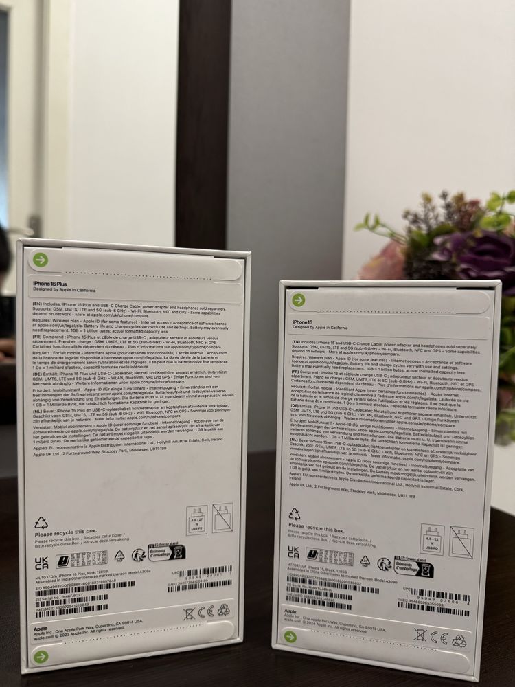 Iphone 15 Plus /128GB/ Pink * Нов неразпечатан*
