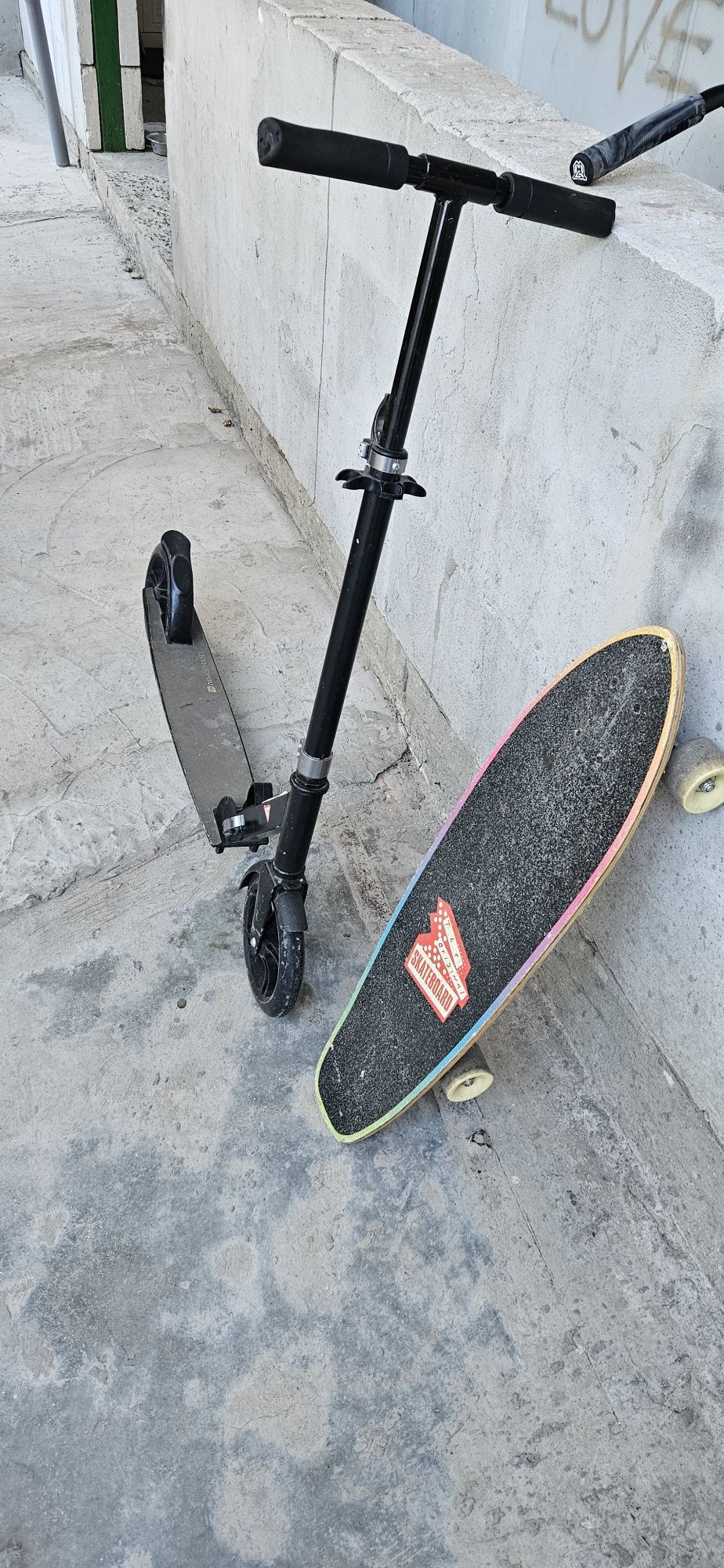 Trotineta + skateboard