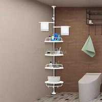 Ъглова етажерка за баня Multi Corner Shelf GY-188, височина 260см